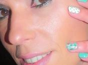 Maquillaje inspirado nail art: Flores Vintage (look Deborah)