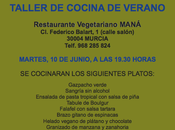 Taller cocina vegetariana verano Maná