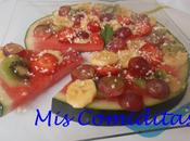 Pizza frutas