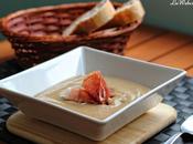 Crema lentejas jamón