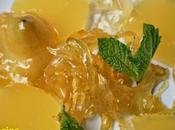 Jalea naranja cáscara limon confitada gelatina vino moscatel malagueño