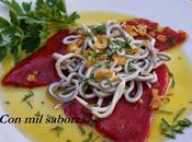 Ensalada pimientos piquillo gulas