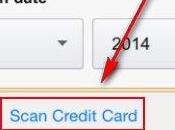 permite escanear tarjetas crédito usando cámara iPhone