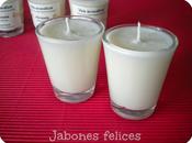 Velas aromáticas cera soja