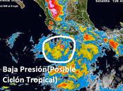 Baja presión Guerrero(México) tiene altas chances evolucionar ciclón tropical