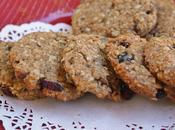 Cookies veganas avena arándanos rojos