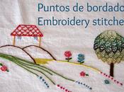Puntos bordado: cadeneta Embroidery stitches: chain stitch