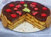 Tarta galletas flan