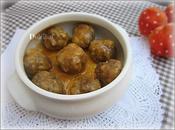 Albóndigas ternera salsa