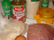 Bolas arroz rellenos (Arancina riso)