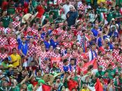 Aficionados mexicanos croatas enfrentaron gradas durante partido Brasil 2014 (VIDEOS)