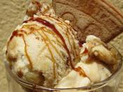 Helado queso nueces