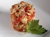Desmigado bacalao tomate