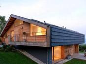 Casas modernas tipo chalé.