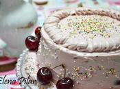 Tarta cerezas frosting queso