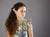 Moda para niñas Flores blondas invierno