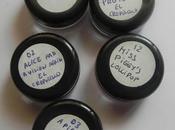 Pigmentos varios: Essence (EL), Peggy Sage, Lollipop Kiko