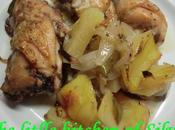 Pollo encebollado