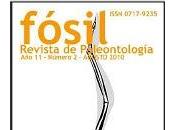 "Fósil, Revista Paleontología". Septiembre 2010