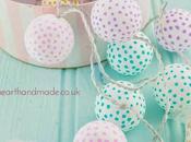 DIY: GUIRNALDAS LUMINOSAS LUNARES COLORES, puro amor!!