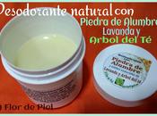 Desodorante natural Alumbre aceites esenciales Lavanda Arbol