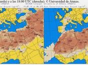 España: Previsión intrusión polvo africano julio 2014