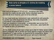 Esta carta dirigida víctima mobbing acoso laboral