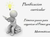 Planificación curricular PRIMER GRADO Matemáticas