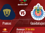 Trasmision vivo Pumas Chivas Guadalajara Futbol Mexicano