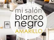 SALÓN Blanco, Negro Amarillo