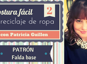 Costura fácil reciclaje ropa Parte Patrón falda base