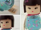 Doll Design Nail Polish Coins