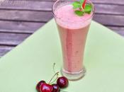 Batido melón cerezas