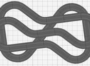 1301 1302. Circuitos scalextric puente solo curvas standard 2,40 1,20 (con cuerdas compensadas 11m)