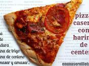 Pizza casera harina centeno