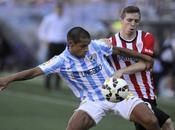 Malaga vence Athletic Bilbao sufriendo complicandose final