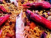 Arroz verduras gambas