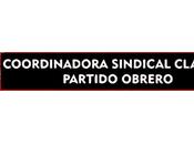 Comunicado Coordinadora Sindical Clasista