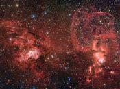 espectacular paisaje formación estelar