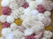 DIY: preciosa alfombra pompones lana