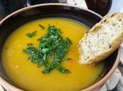 Crema jardinera calabaza, zanahoria, patatas puerro