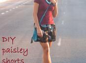 Outfit: paisley shorts