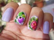 Manicura Flor Morada, Stroke