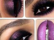 Maquillajes fiesta ojos labios