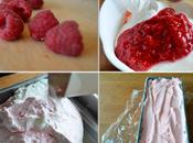 Helado frambuesas