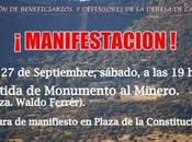 Manifestación Almadén municipalización Dehesa Castilseras