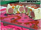 Pastel Salchichas Verduras microondas