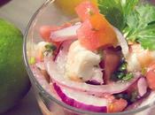 Ceviche langostinos