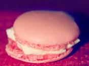 Macarons fresa queso