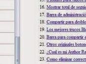 Como poner índice blogger scroll